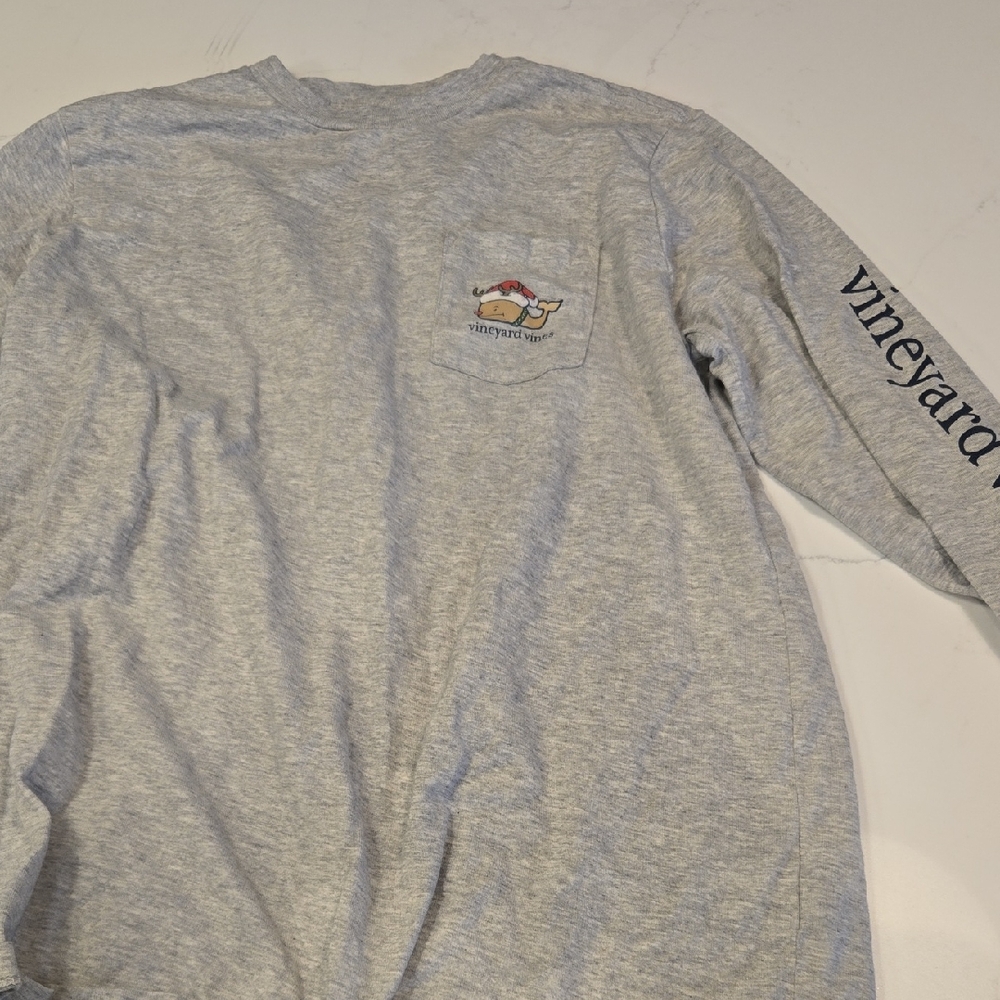 Vineyard Vines Gray Long Sleeve Tee